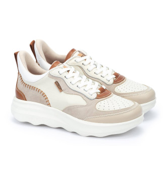 Pikolinos Zapatillas de Piel Zahara beige