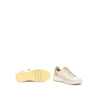 Pikolinos Sapatilhas Arenas em pele bege