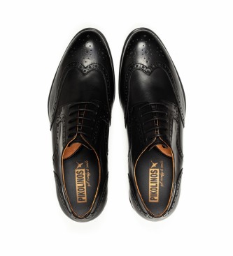 Pikolinos Bristol M7J czarne skórzane buty