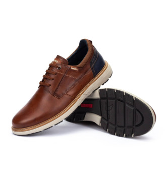 Pikolinos Brown Bilbao Leather Shoes