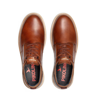 Pikolinos Brown Bilbao Leather Shoes