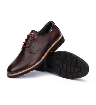 Pikolinos Dark brown Alarcon leather shoes
