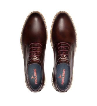 Pikolinos Dark brown Alarcon leather shoes