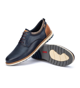 Pikolinos Leather shoes Berna navy