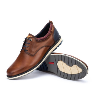 Pikolinos Brown Berna Leather Shoes