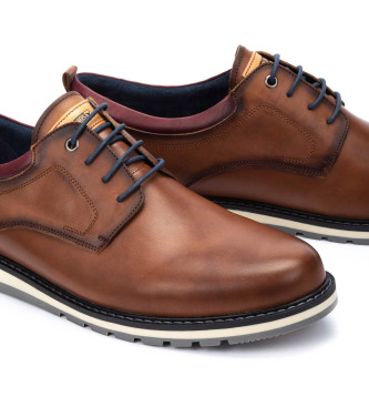 Pikolinos Brown Berna Leather Shoes