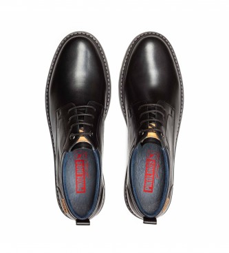Pikolinos Skórzane buty Berna w kolorze czarnym