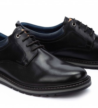 Pikolinos Skórzane buty Berna w kolorze czarnym