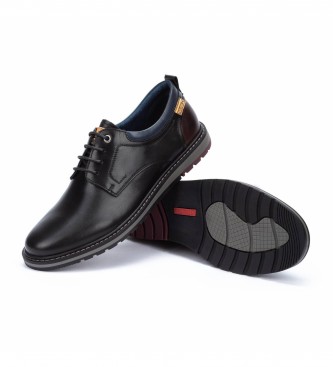 Pikolinos Sapatos de couro Berna pretos