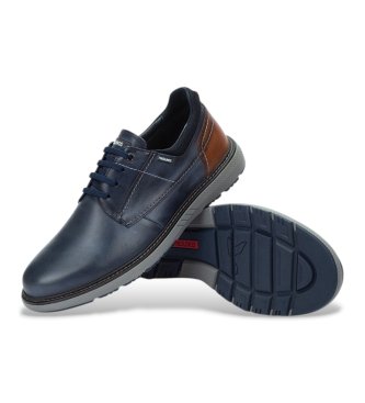 Pikolinos Skórzane buty Bilbao M8D navy