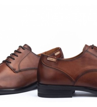 Pikolinos Sapatos de couro Bristol castanho