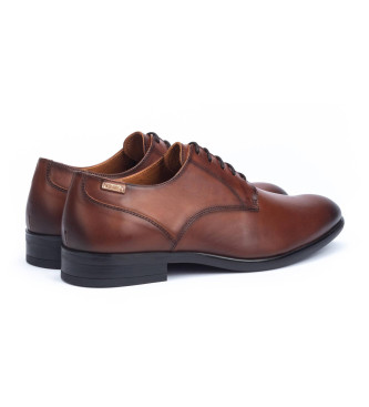 Pikolinos Brown Bristol Leather Shoes