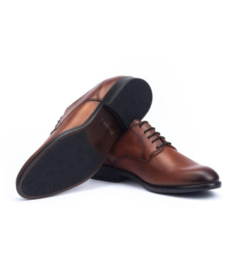 Pikolinos Brown Bristol Leather Shoes