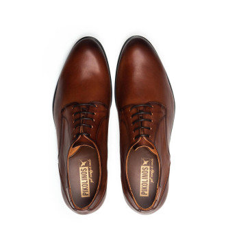 Pikolinos Brown Bristol Leather Shoes