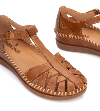 Pikolinos Sapatos de couro Cadaques castanhos