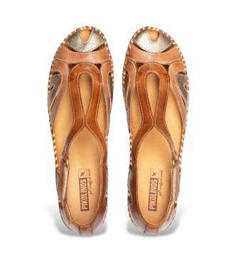 Pikolinos Sapatos de couro Cadaques castanhos