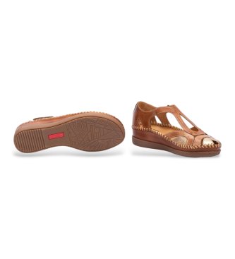 Pikolinos Sapatos de couro Cadaques castanhos