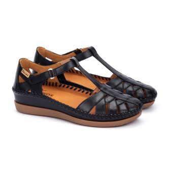 Pikolinos Cadaques sapatos de couro preto