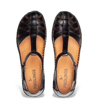 Pikolinos Cadaques sapatos de couro preto