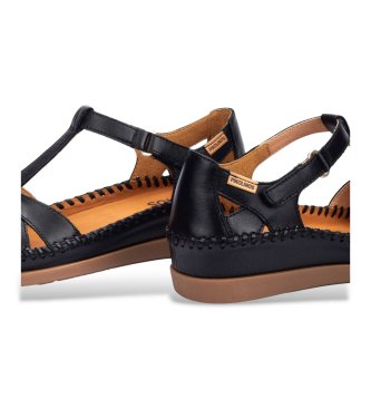 Pikolinos Cadaques sapatos de couro preto
