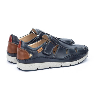 Pikolinos Fuencarral blue leather shoes
