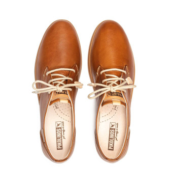 Pikolinos Chaussures Gandia en cuir marron