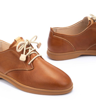 Pikolinos Sapatos de couro castanho Gandia