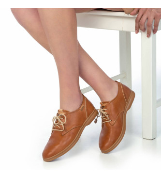 Pikolinos Chaussures Gandia en cuir marron
