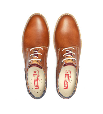 Pikolinos Jucar brown leather shoes