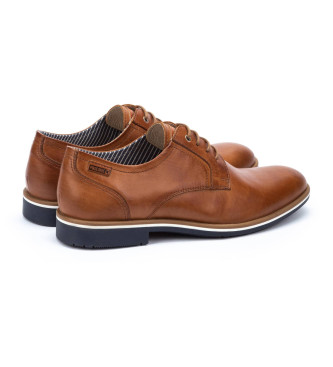 Pikolinos Brown Leon Leather Shoes