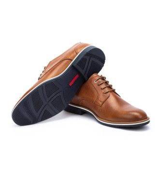 Pikolinos Brown Leon Leather Shoes