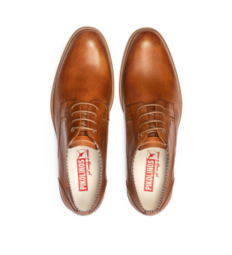 Pikolinos Brown Leon Leather Shoes