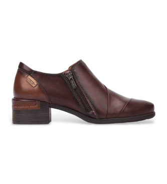 Pikolinos Leather Shoes Malaga burgundy