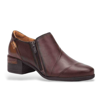 Pikolinos Leather Shoes Malaga burgundy