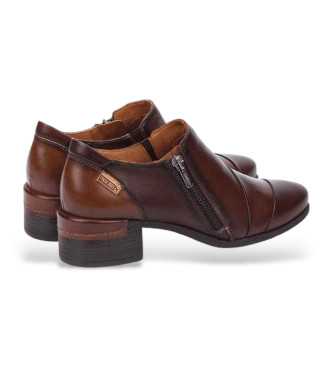 Pikolinos Leather Shoes Malaga burgundy