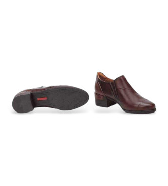 Pikolinos Leather Shoes Malaga burgundy