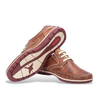 Pikolinos Sapatos de couro Marbella castanhos