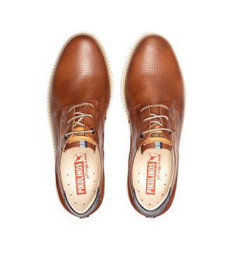 Pikolinos Olvera brown leather shoes