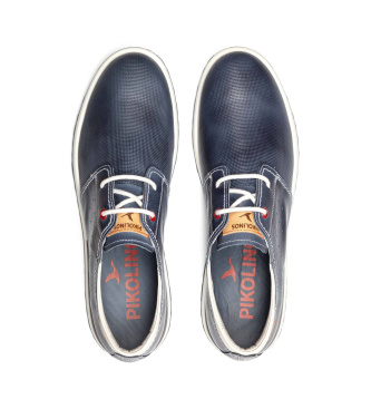Pikolinos Saler leren schoenen marine