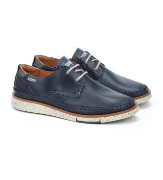 Pikolinos San Juan navy leather shoes