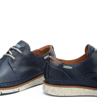 Pikolinos San Juan navy leather shoes