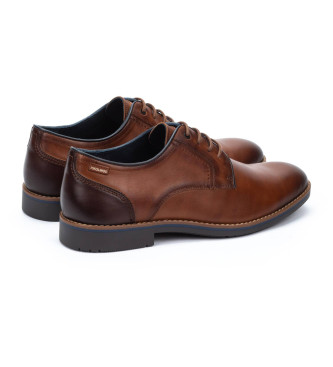 Pikolinos Brown Leon Leather Shoes