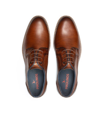Pikolinos Brown Leon Leather Shoes
