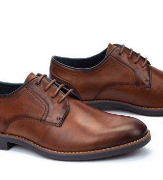 Pikolinos Brown Leon Leather Shoes