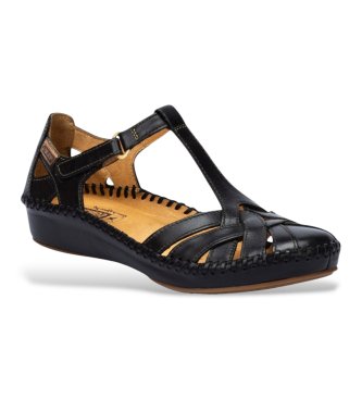 Pikolinos Sand�lias de couro P.Vallarta preto