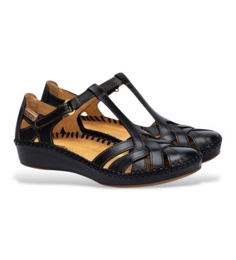 Pikolinos Sand�lias de couro P.Vallarta preto