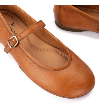 Pikolinos Carmona Ballerinas aus braunem Leder