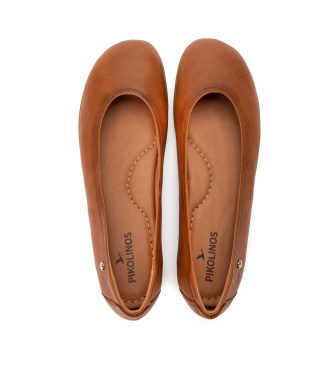 Pikolinos Carmona Ballerinas aus braunem Leder