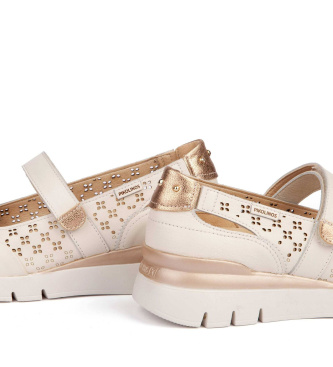 Pikolinos Off-White Cantabria Ballettpumps aus Leder