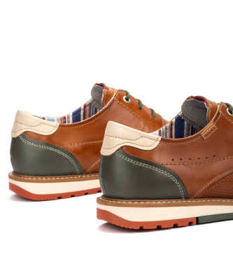 Pikolinos Mocasines de piel Berna marr�n